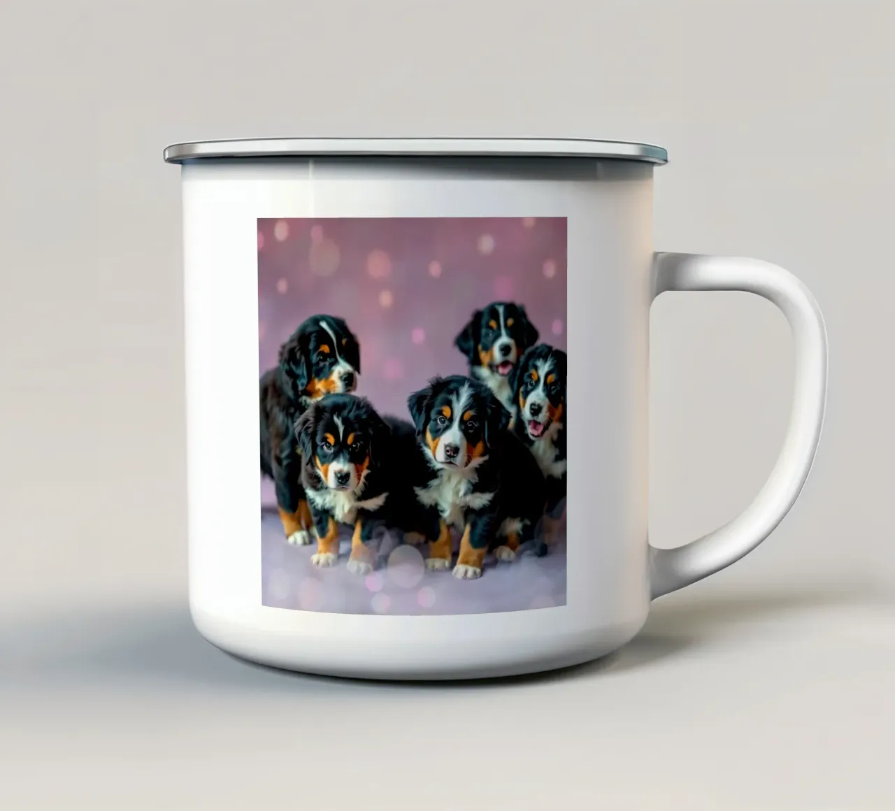 cuccioli carini #103 tazza in smalto da Yumis.Beargang.and.Me