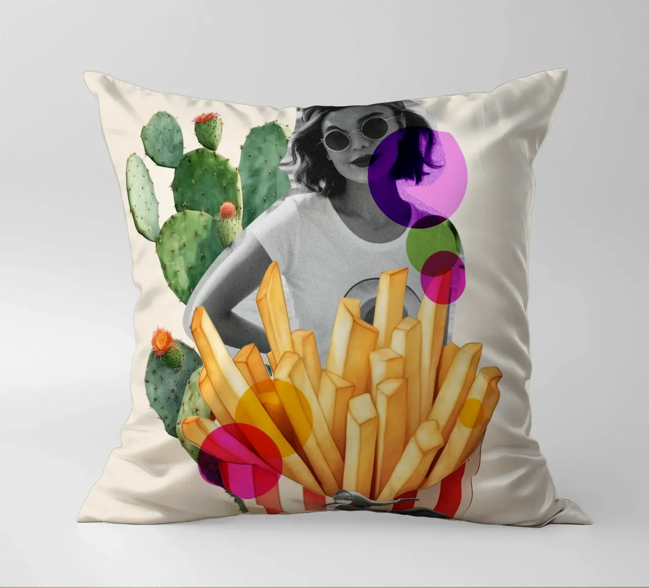 Retro Summer Vibes cuscino da Indigo Rain