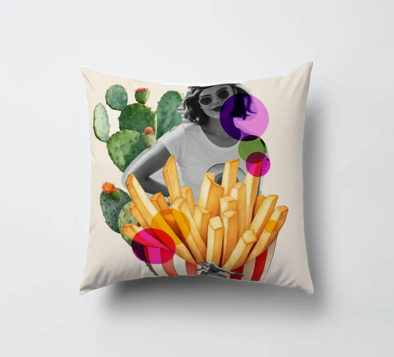 Retro Summer Vibes cuscino da Indigo Rain