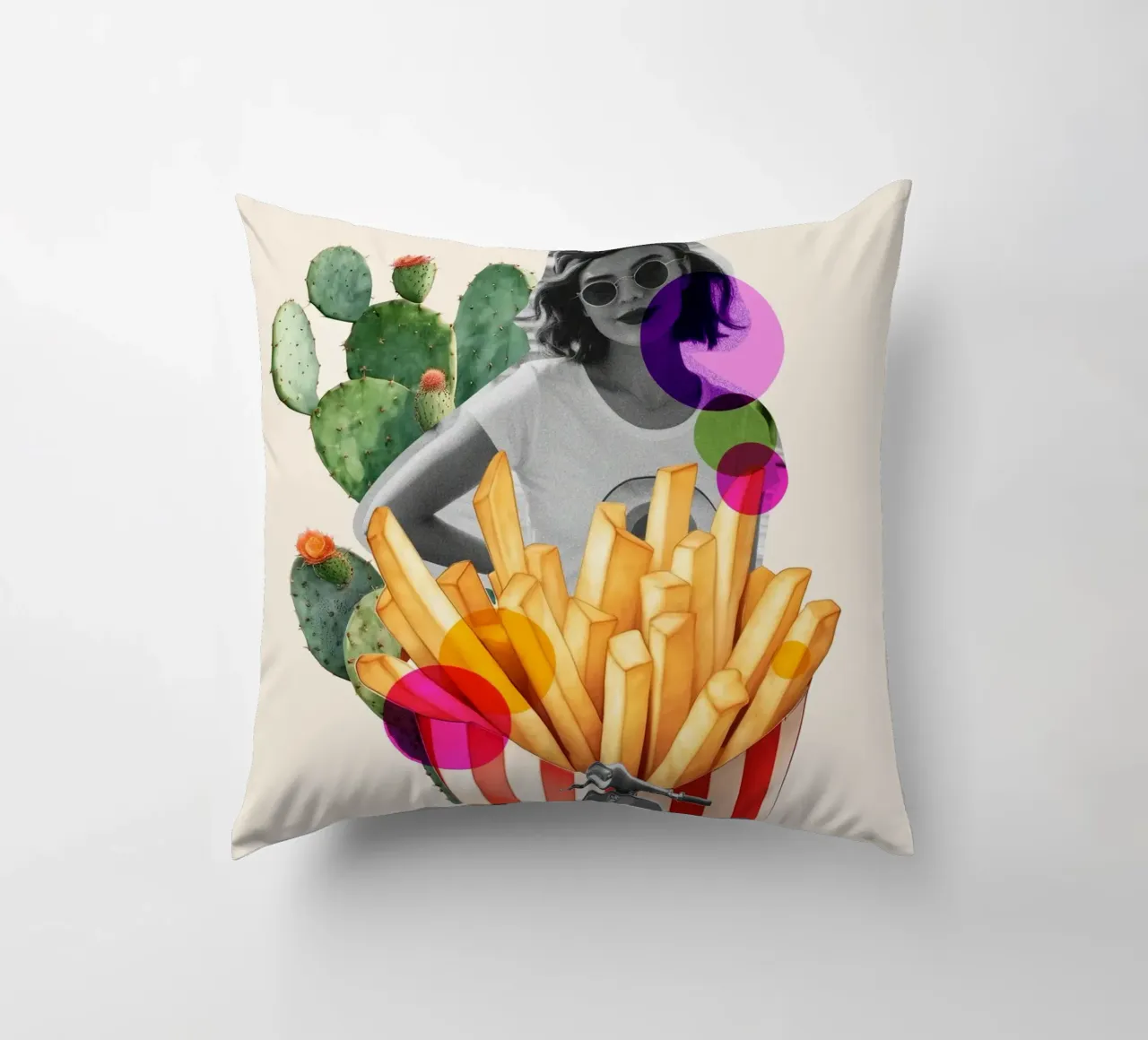 Retro Summer Vibes cuscino da Indigo Rain