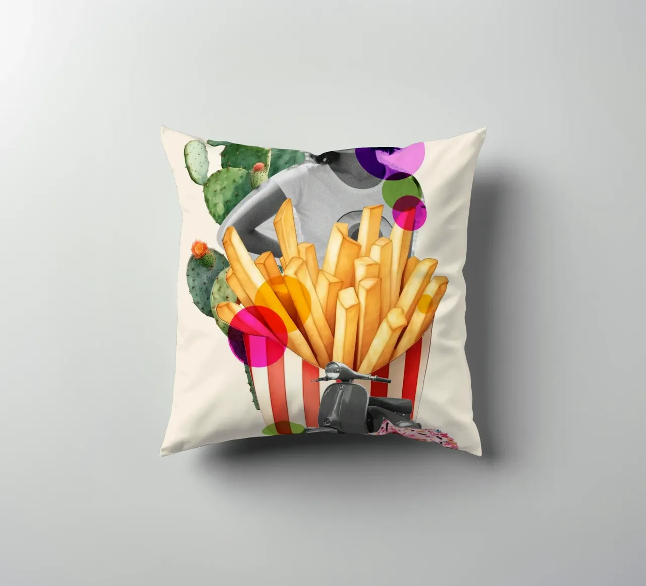 Retro Summer Vibes cuscino da Indigo Rain