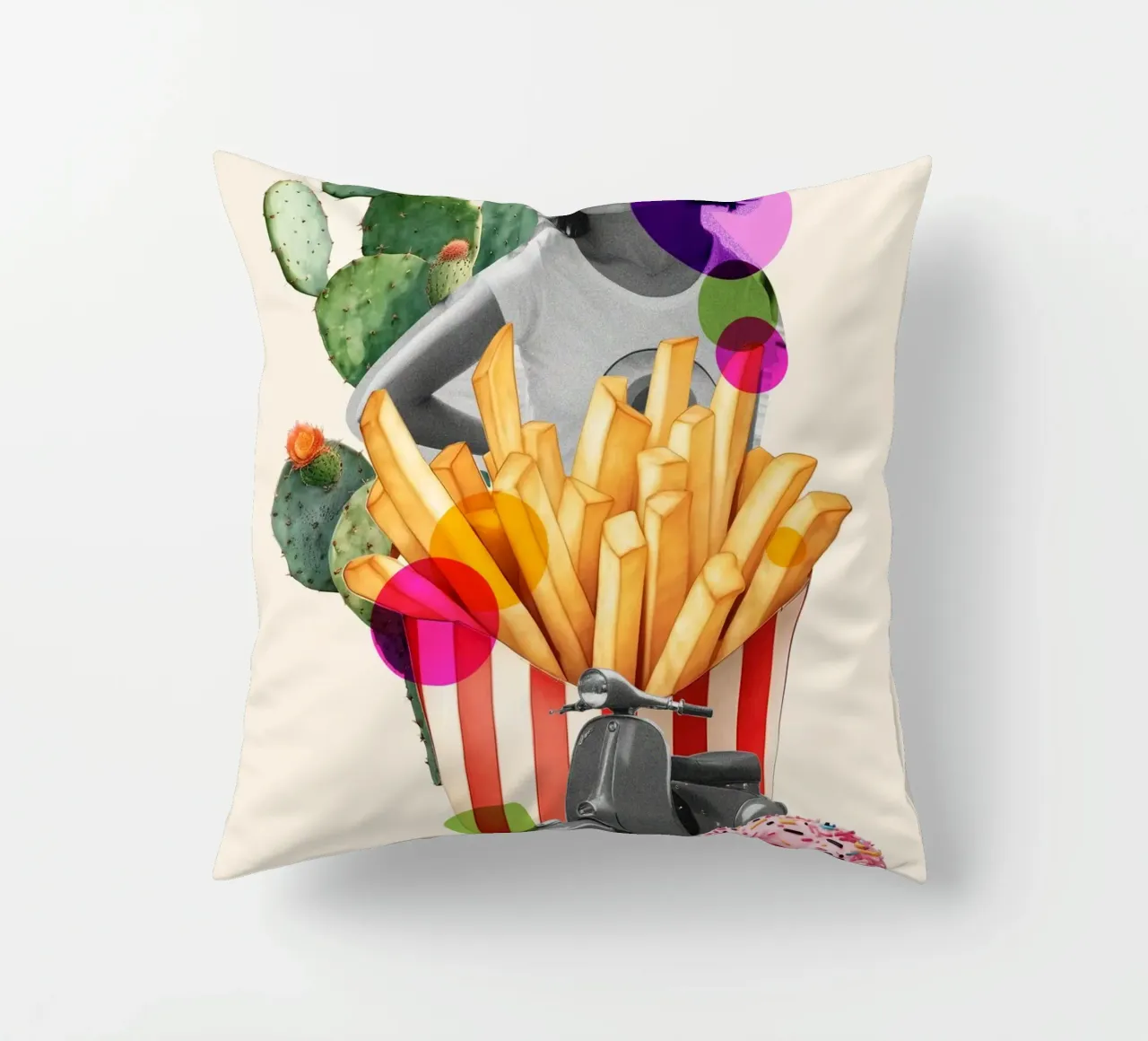 Retro Summer Vibes cuscino da Indigo Rain