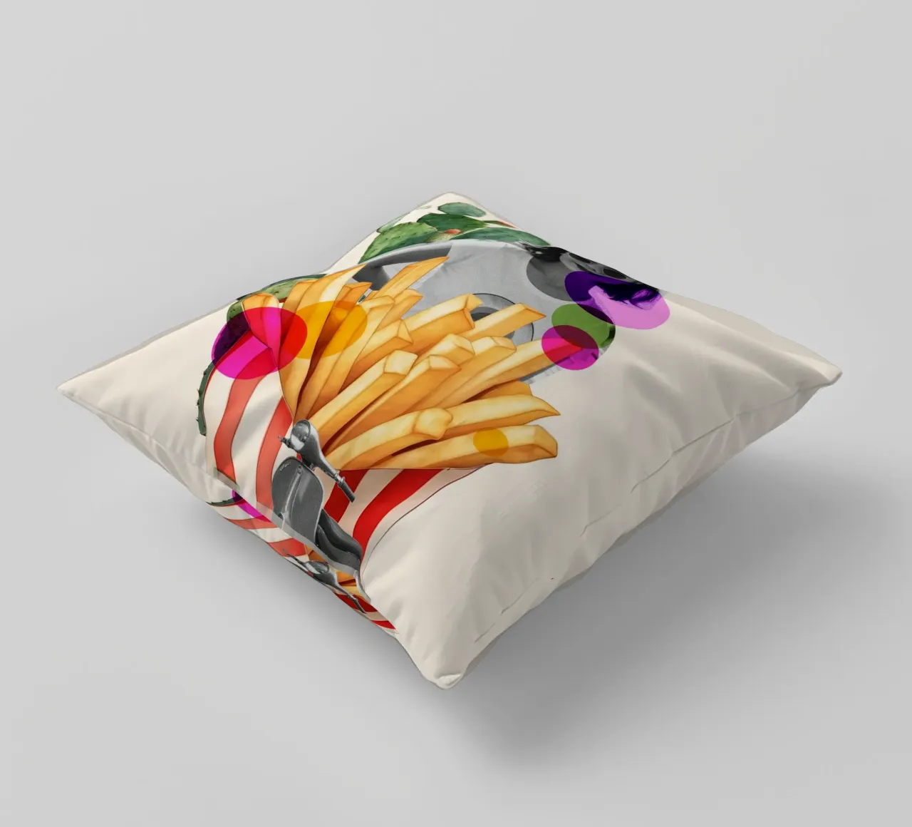 Retro Summer Vibes cuscino da Indigo Rain