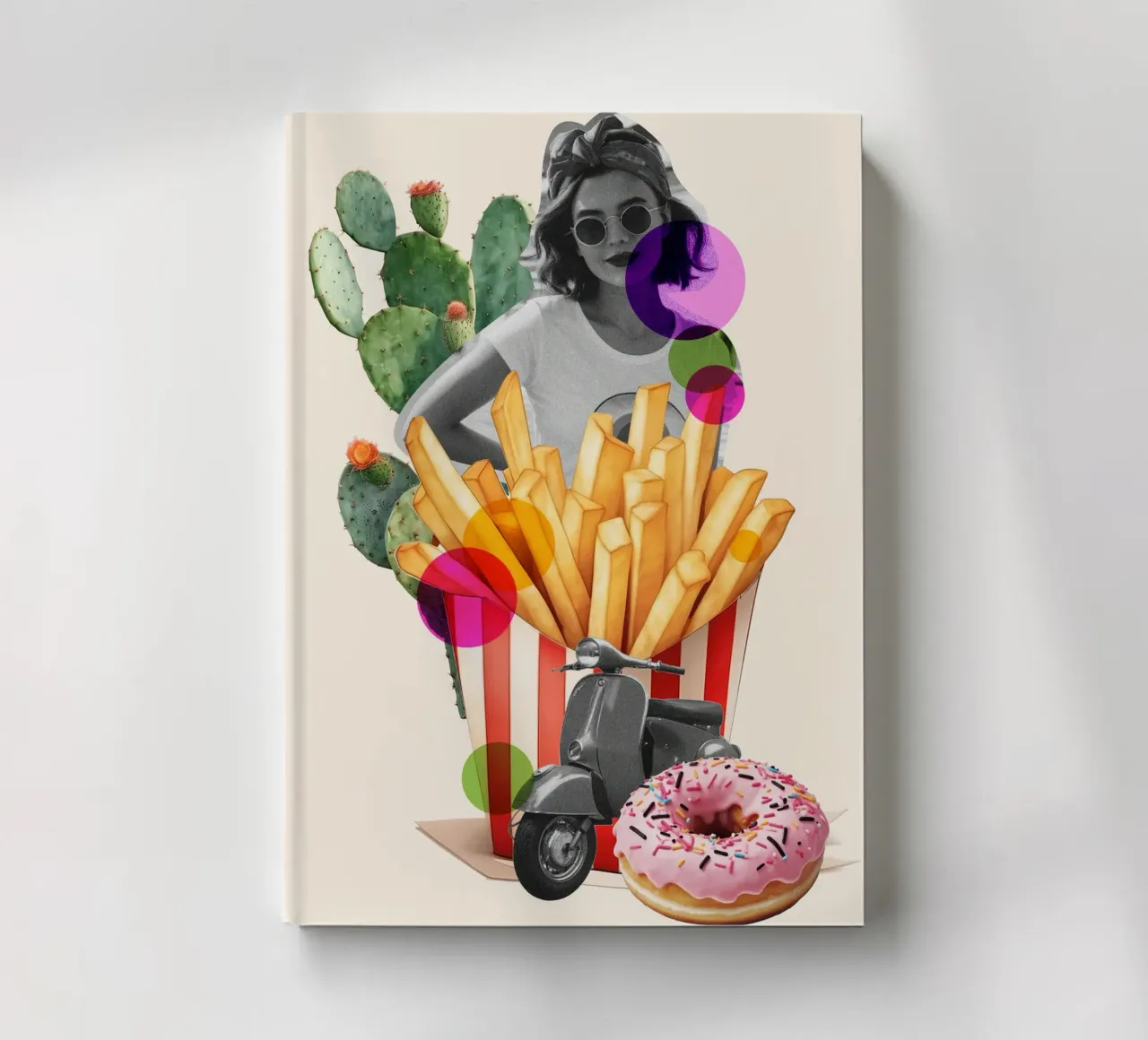 Retro Summer Vibes notebook by Indigo Rain