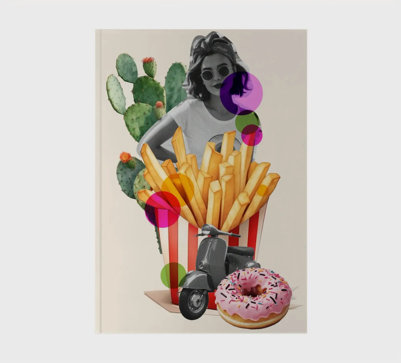 Retro Summer Vibes notebook by Indigo Rain