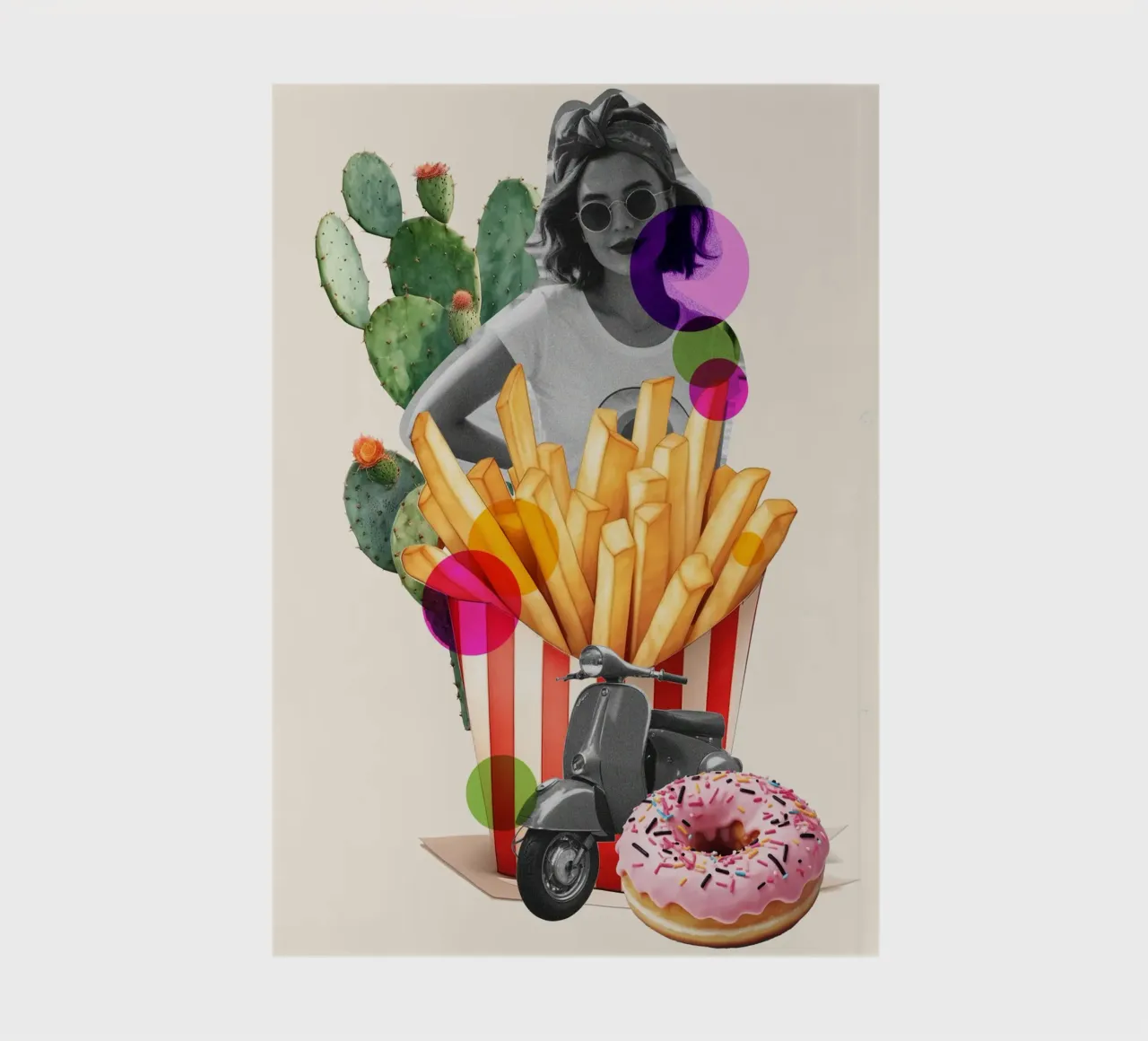 Retro Summer Vibes notebook by Indigo Rain