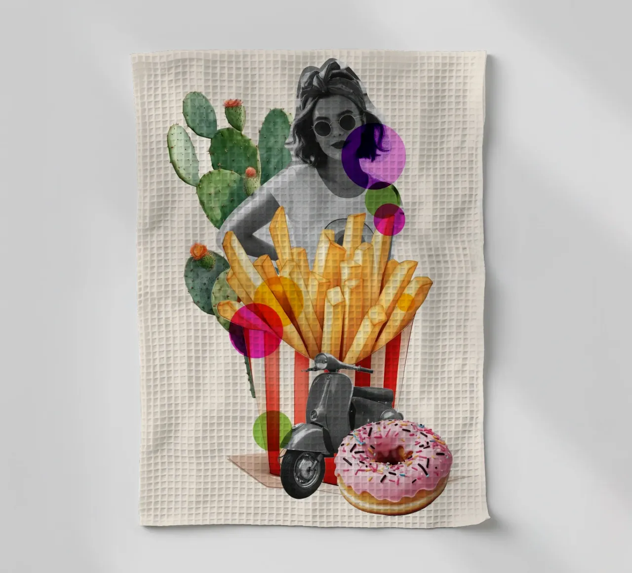 Retro Summer Vibes canovaccio da cucina da Indigo Rain