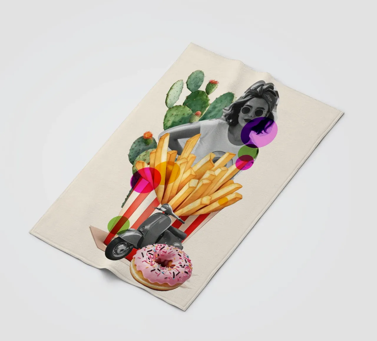 Retro Summer Vibes coperta in pile da Indigo Rain