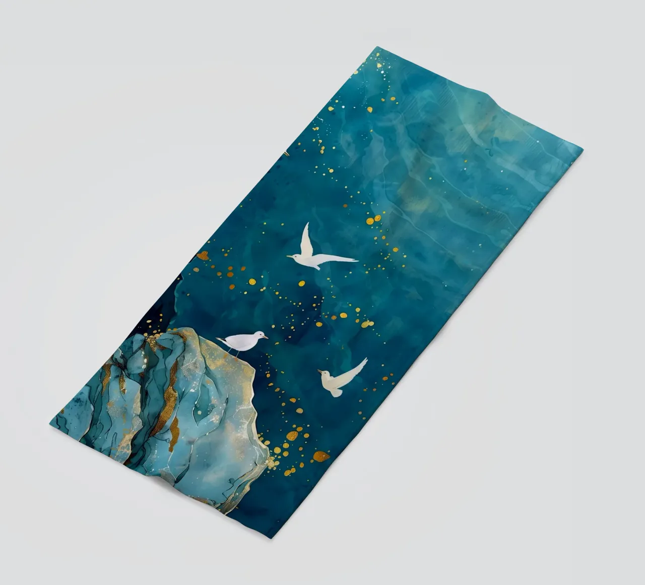 Gabbiani e oceano telo mare da Lionmixart