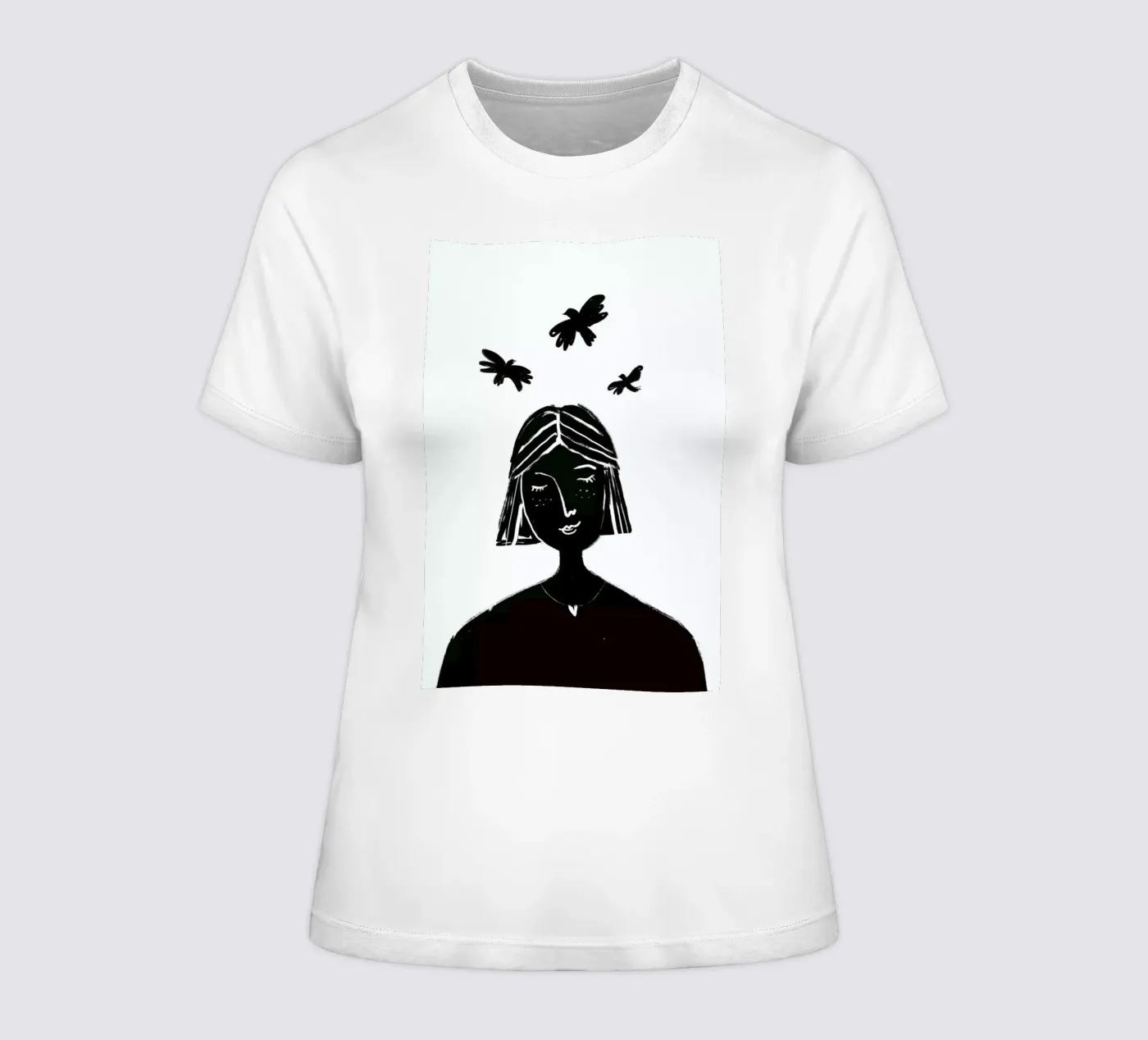 Hovering t-shirt da donna da Graphite