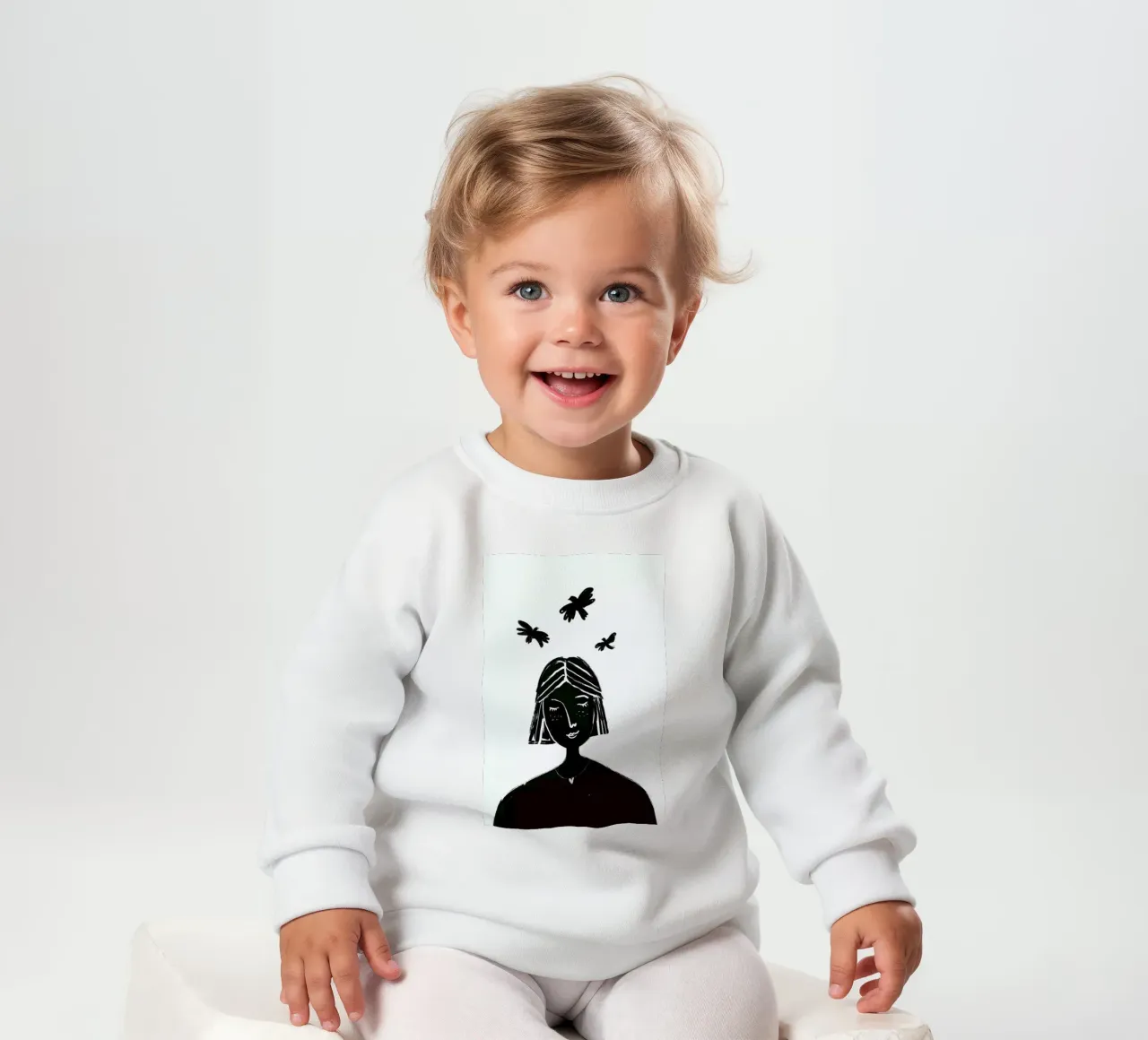 Hovering felpa neonato da Graphite