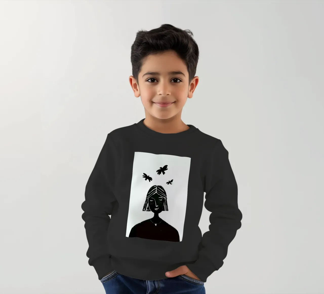 Hovering felpa bambino da Graphite