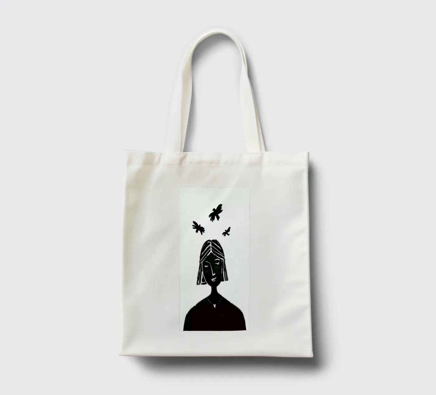Hovering tote bag by Graphite