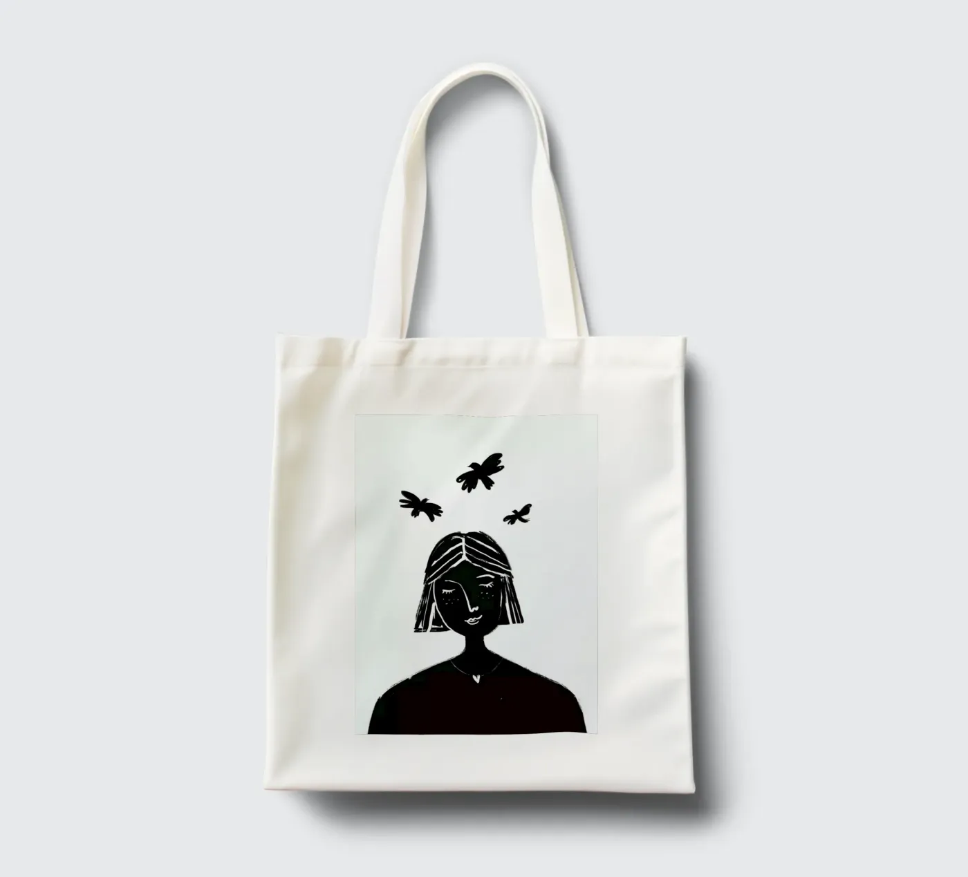 Hovering tote bag by Graphite