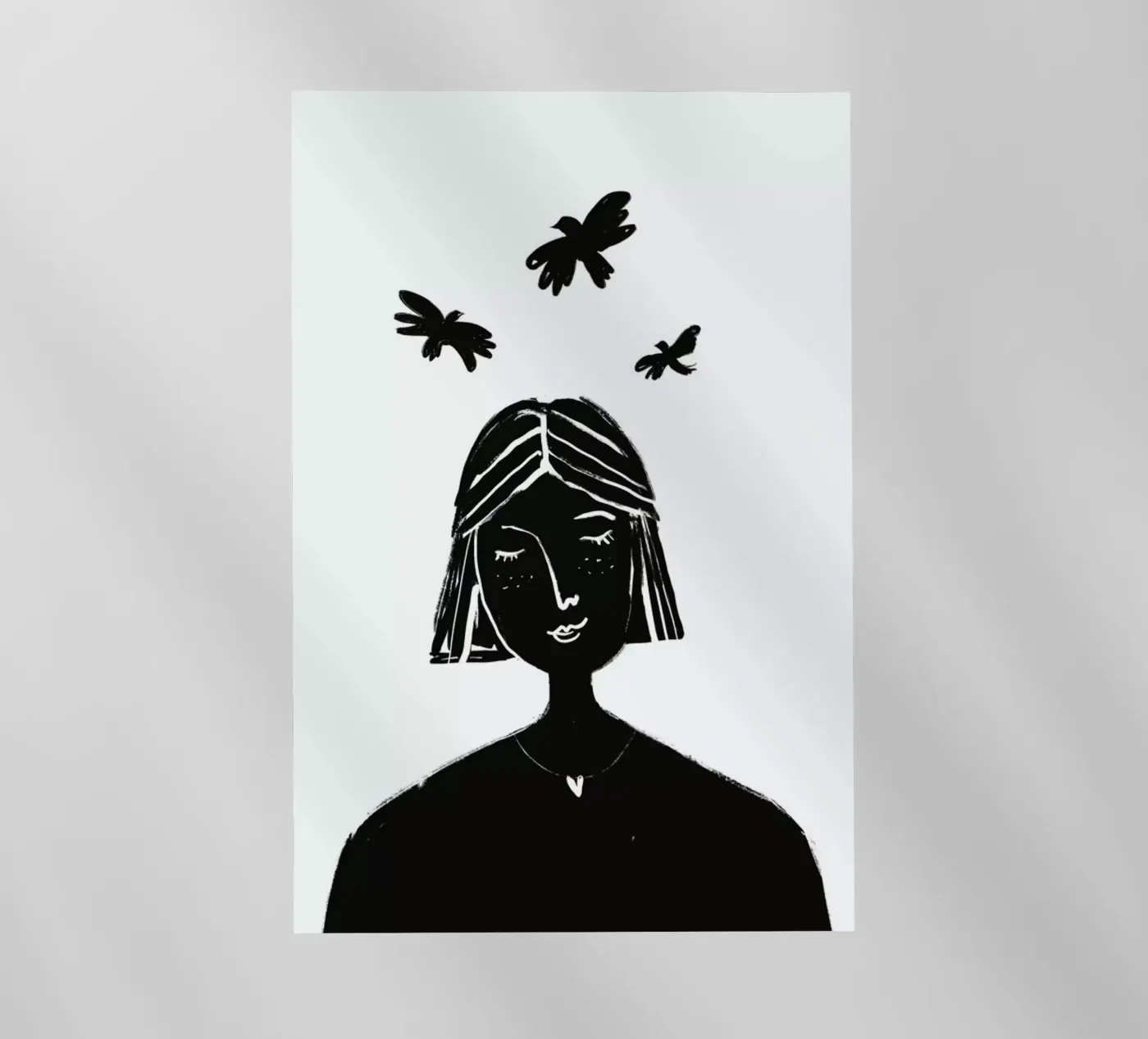 Hovering backlit folie van Graphite