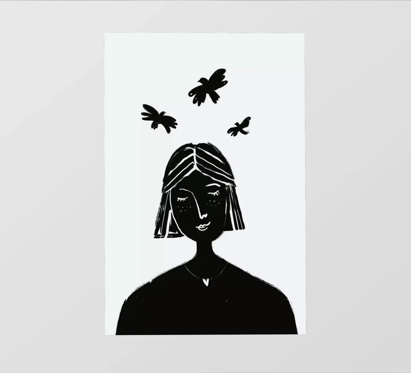 Hovering backlit folie van Graphite