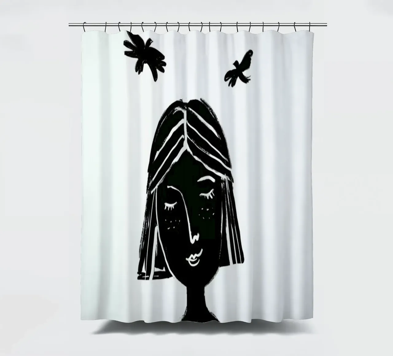 Hovering Duschvorhang von Graphite