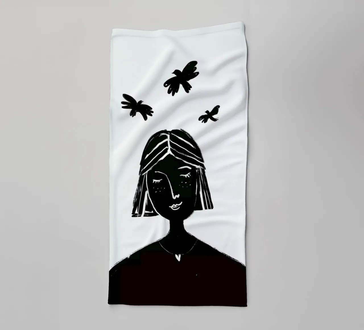 Hovering asciugamano da bagno da Graphite