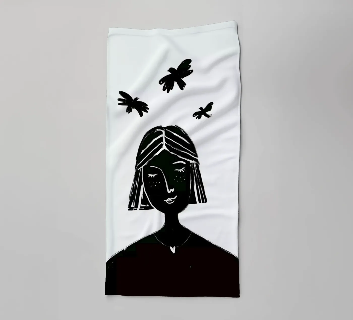 Hovering badhanddoek van Graphite