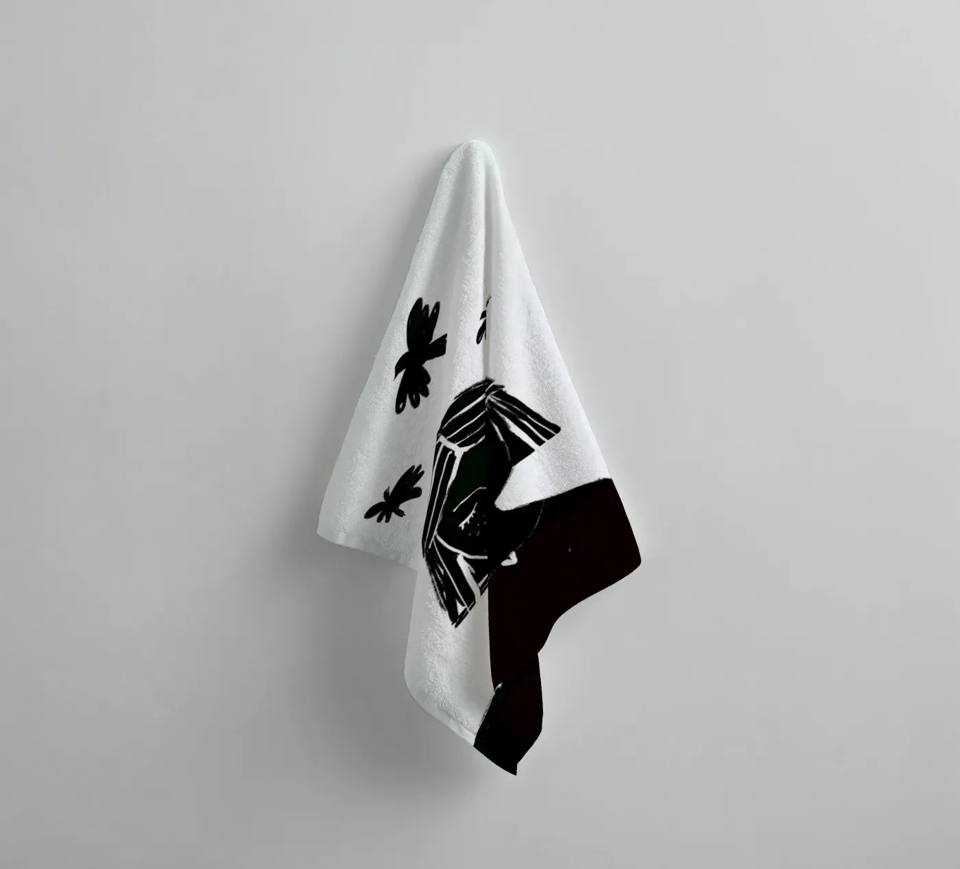 Hovering badhanddoek van Graphite