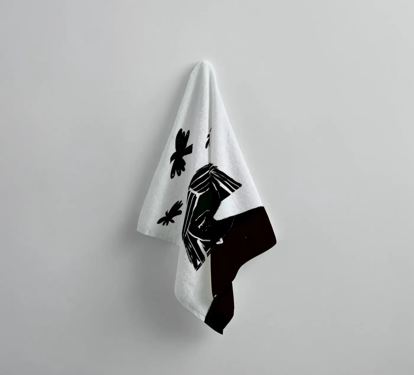 Hovering badhanddoek van Graphite