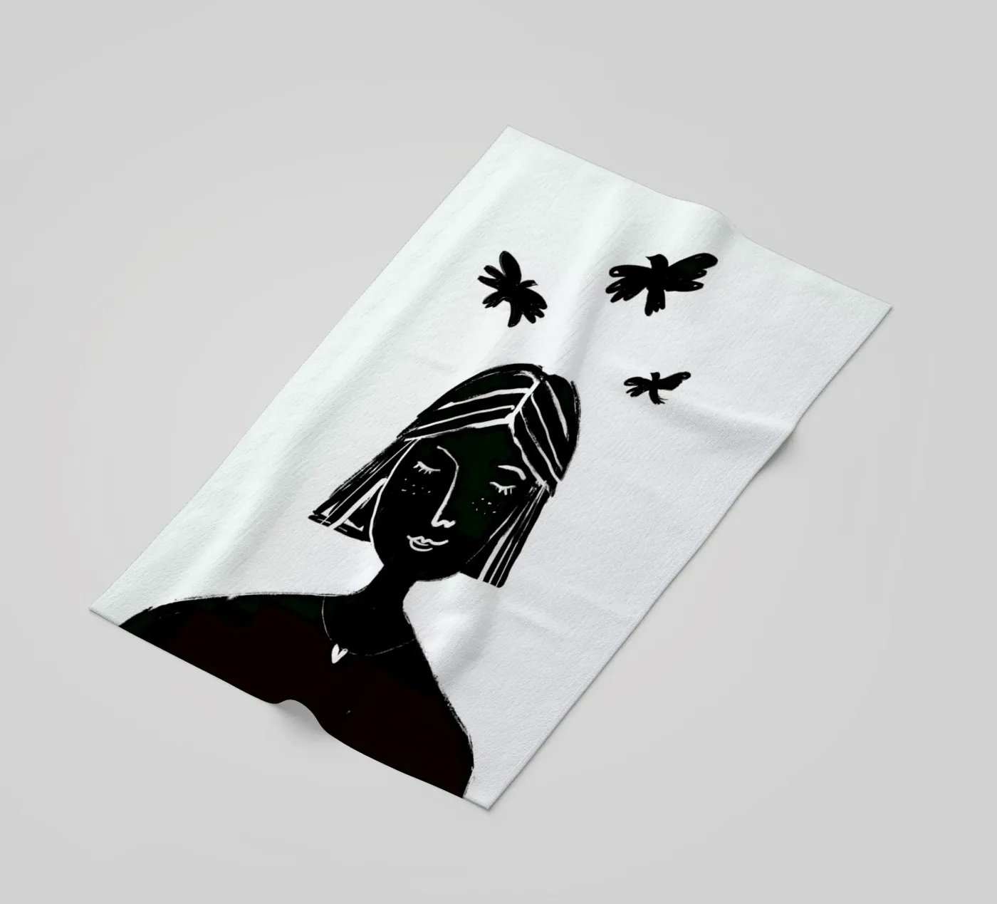 Hovering Strandtuch von Graphite