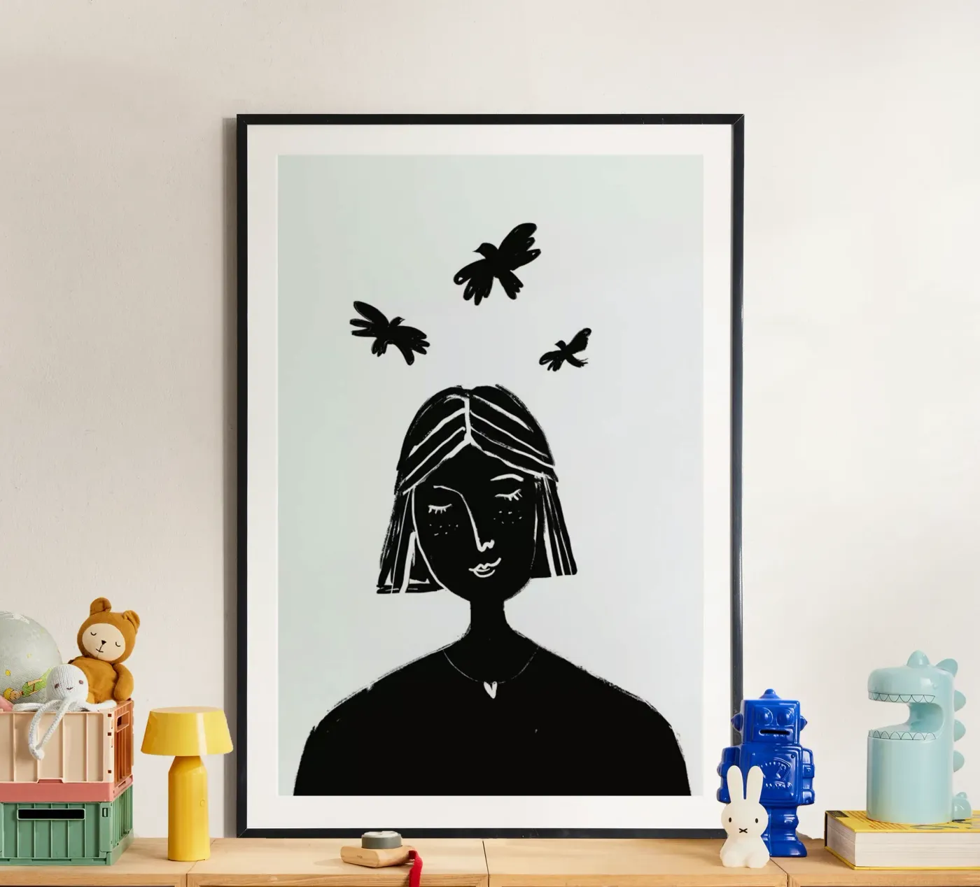 Hovering poster van Graphite