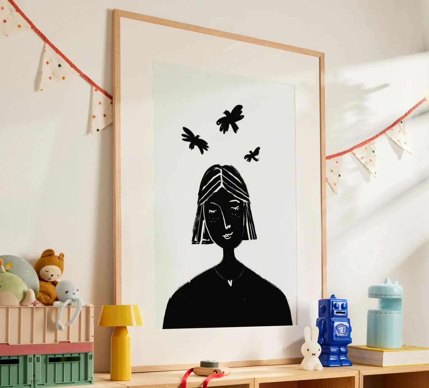 Hovering poster van Graphite