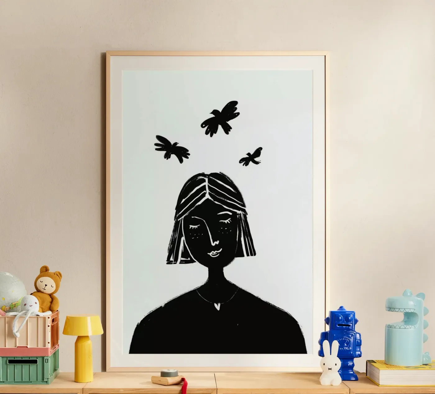 Hovering poster van Graphite