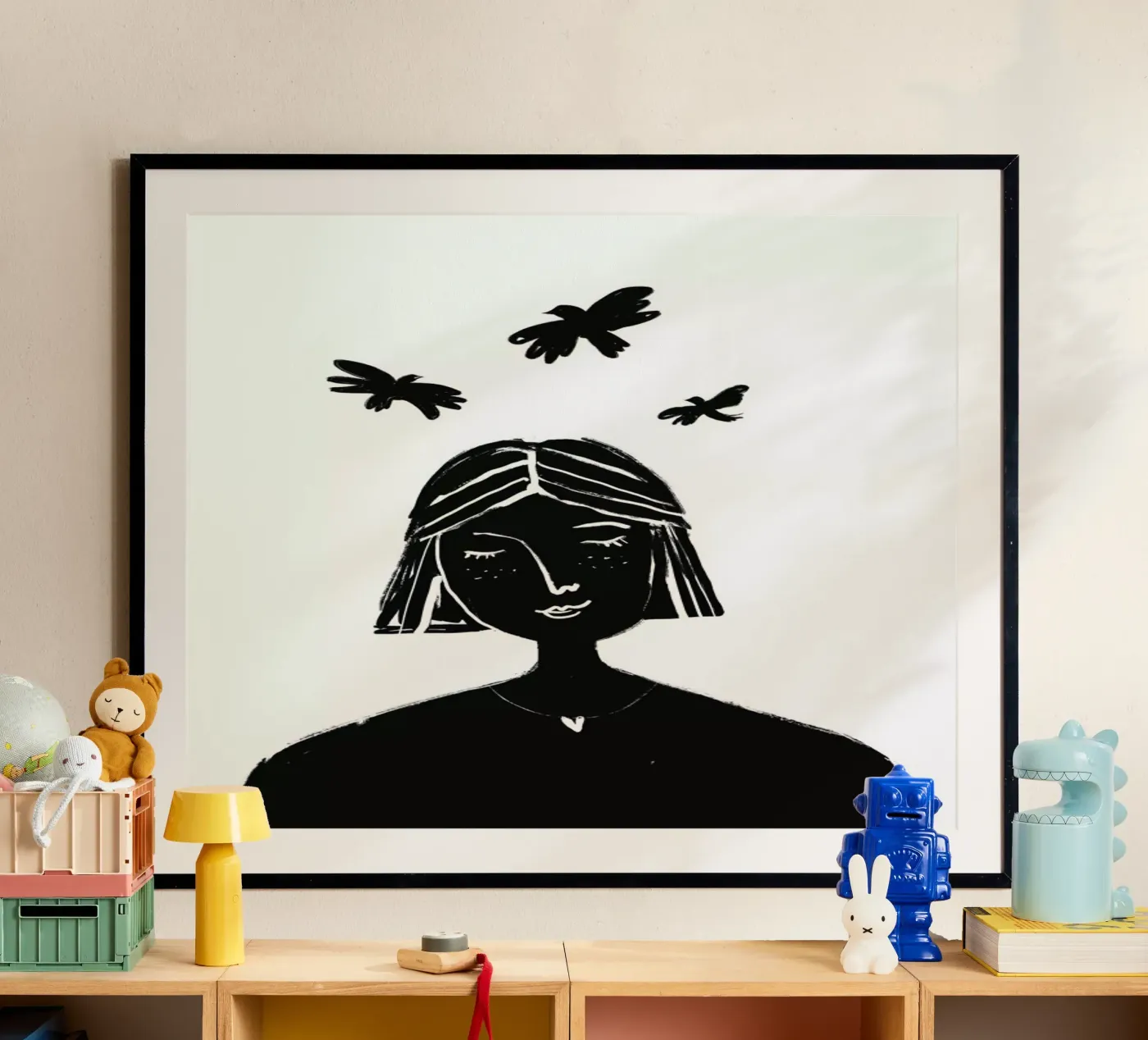 Hovering poster van Graphite