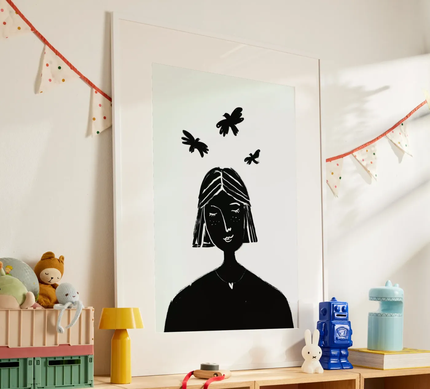 Hovering poster van Graphite