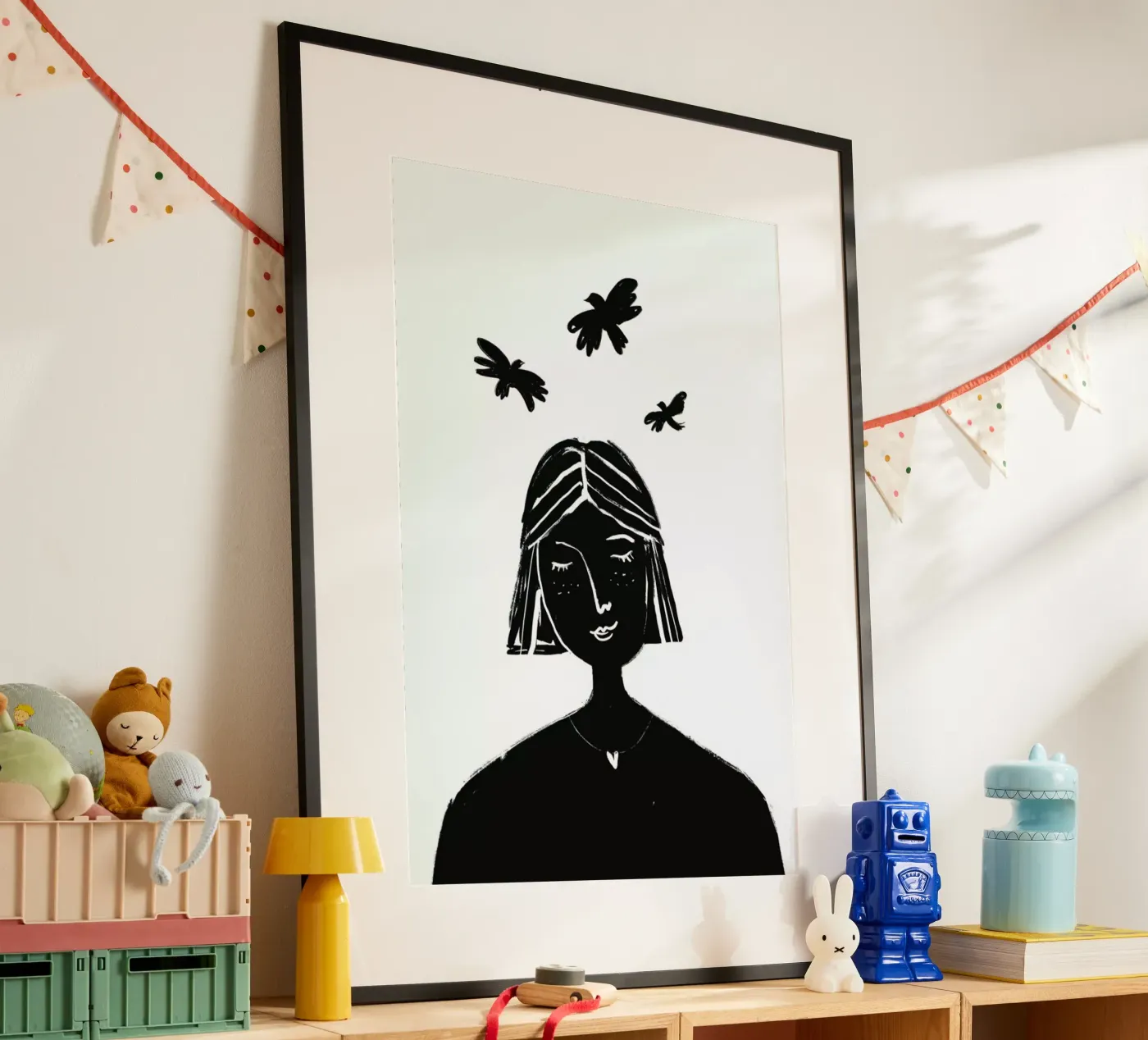 Hovering poster van Graphite