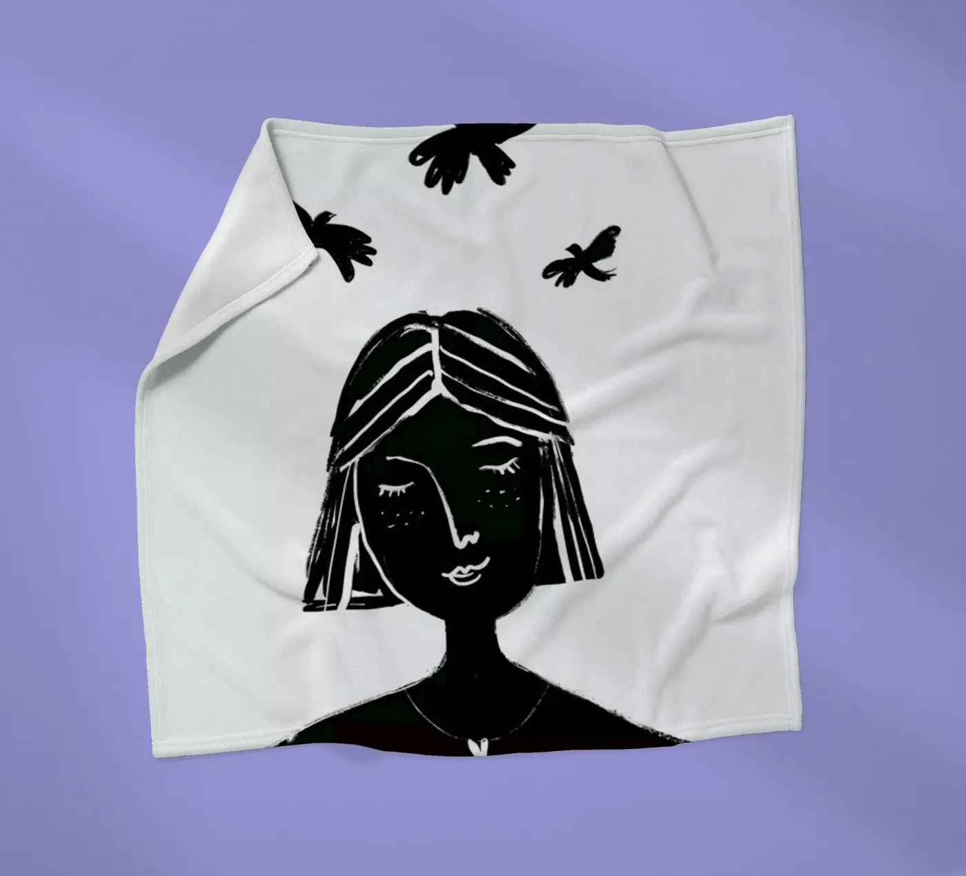 Hovering Fleecedecke von Graphite