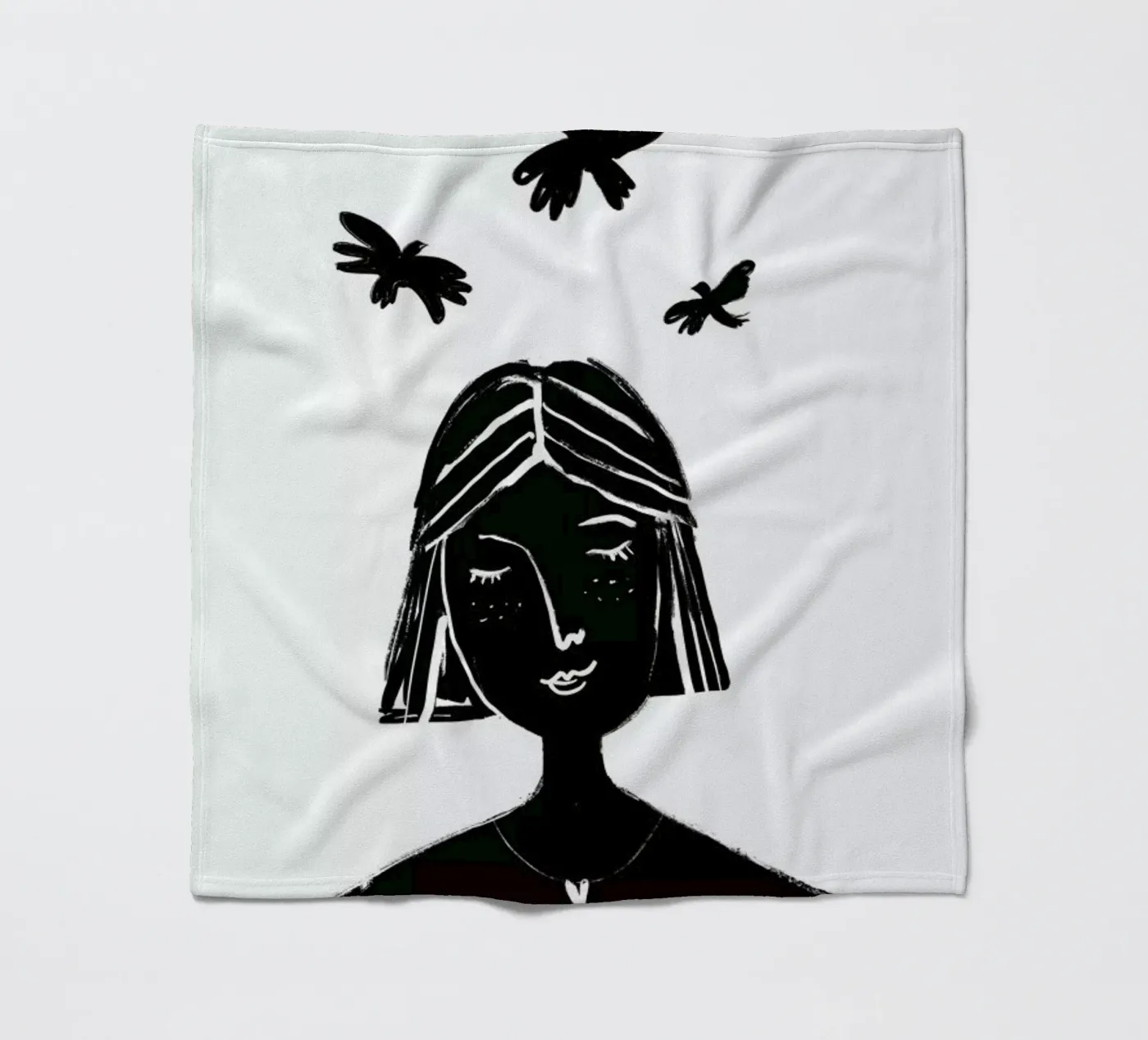 Hovering Fleecedecke von Graphite