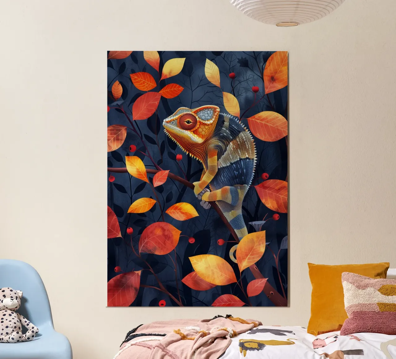 Camaleonte poster da Lionmixart