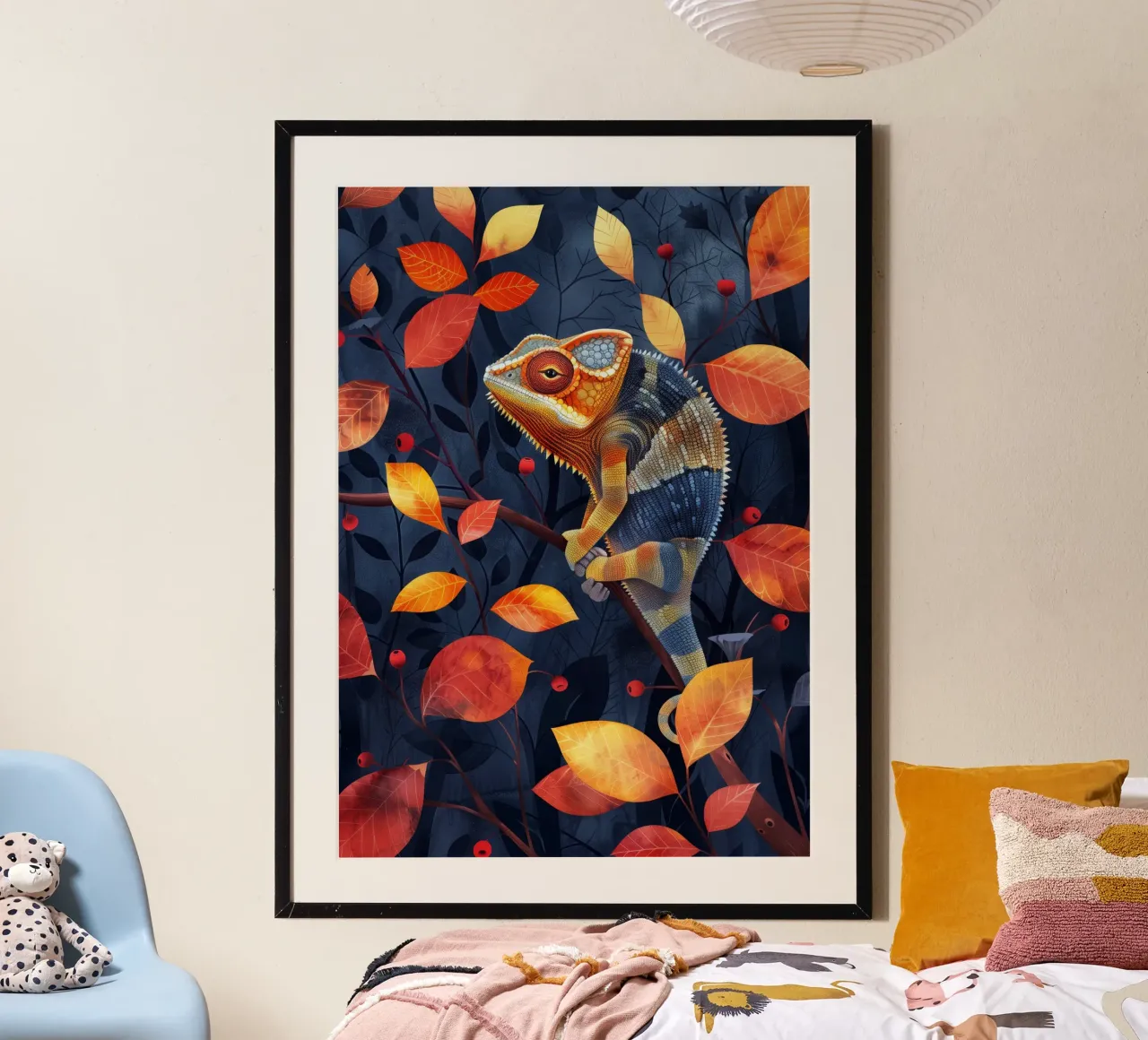 Camaleonte poster da Lionmixart