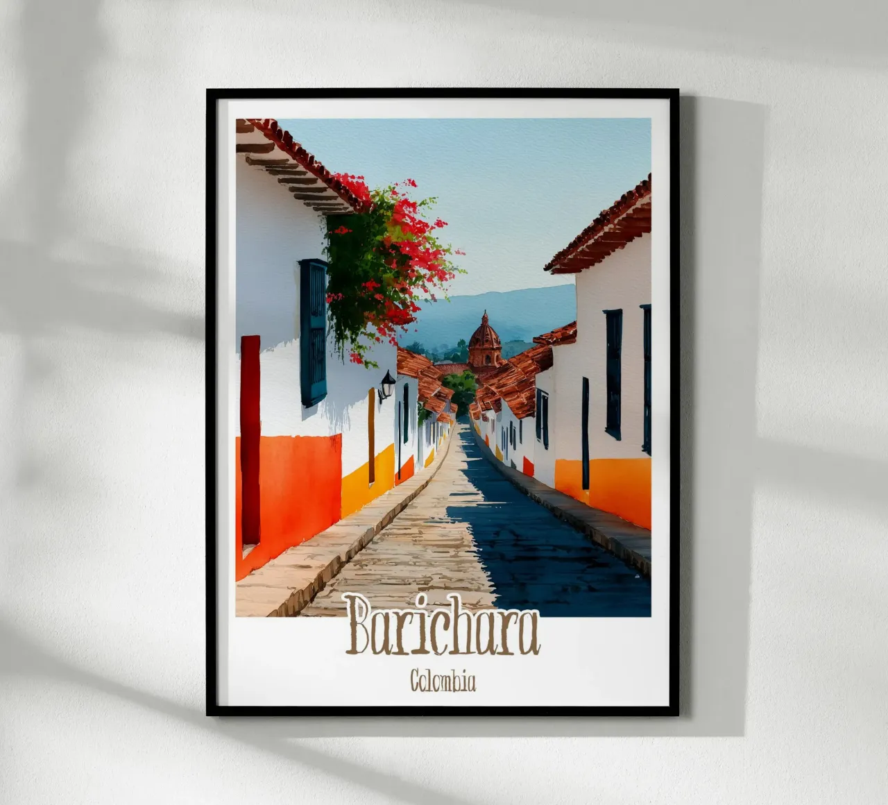 Affiche Barichara, Colombie poster da Frame the World