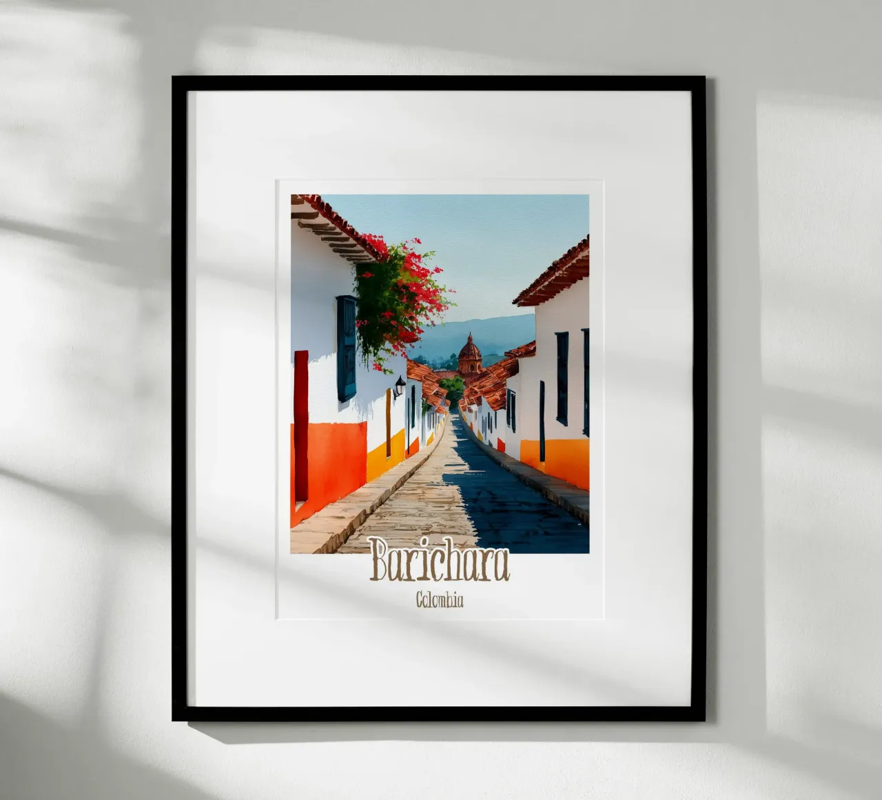 Affiche Barichara, Colombie poster da Frame the World