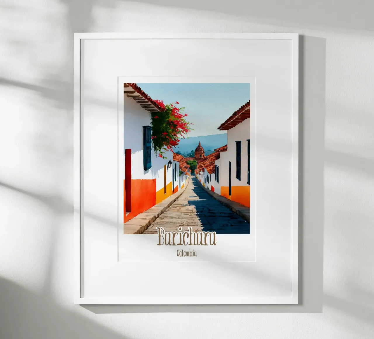 Affiche Barichara, Colombie poster da Frame the World