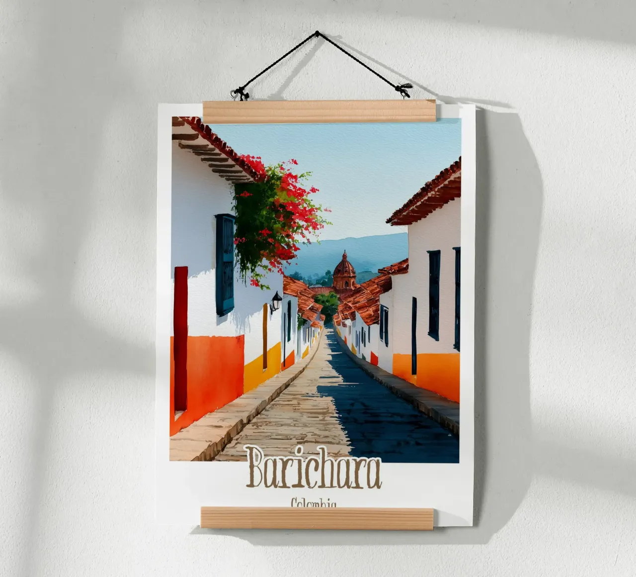 Affiche Barichara, Colombie poster da Frame the World