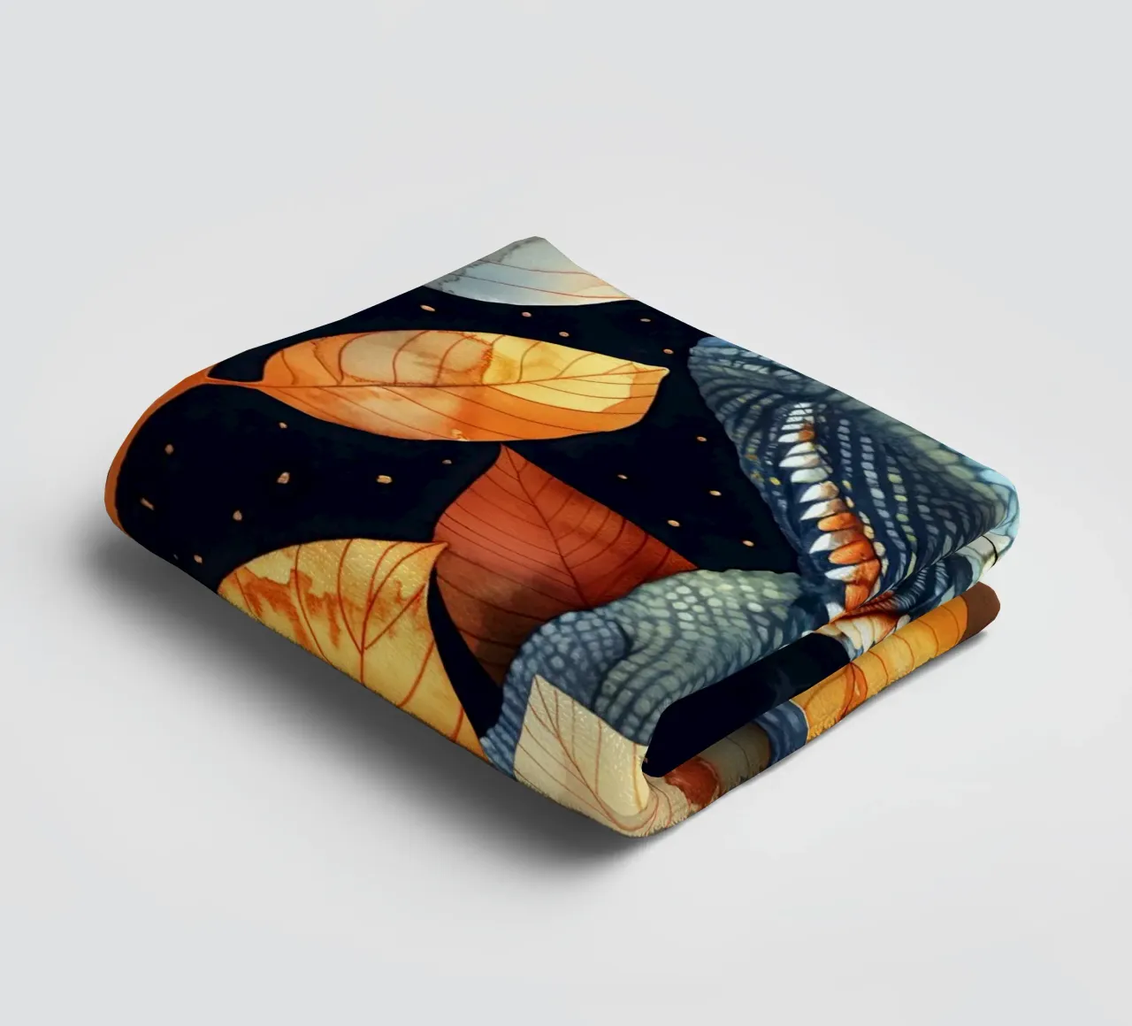 Chameleon towel by Lionmixart