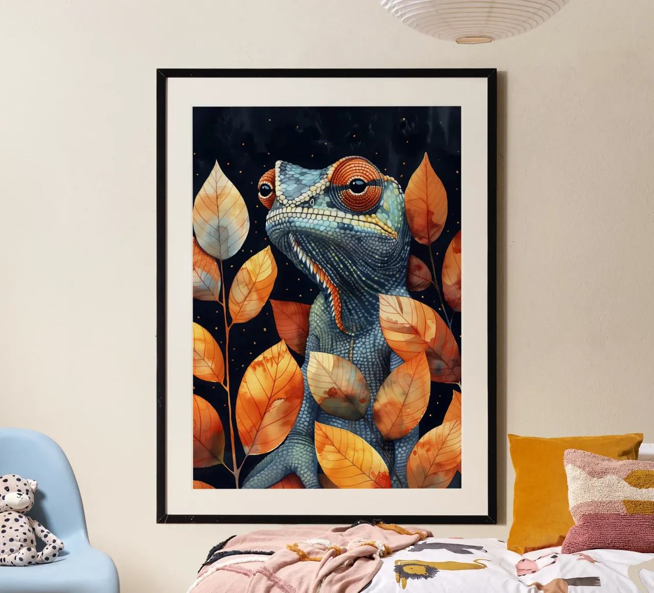 Camaleonte poster da Lionmixart