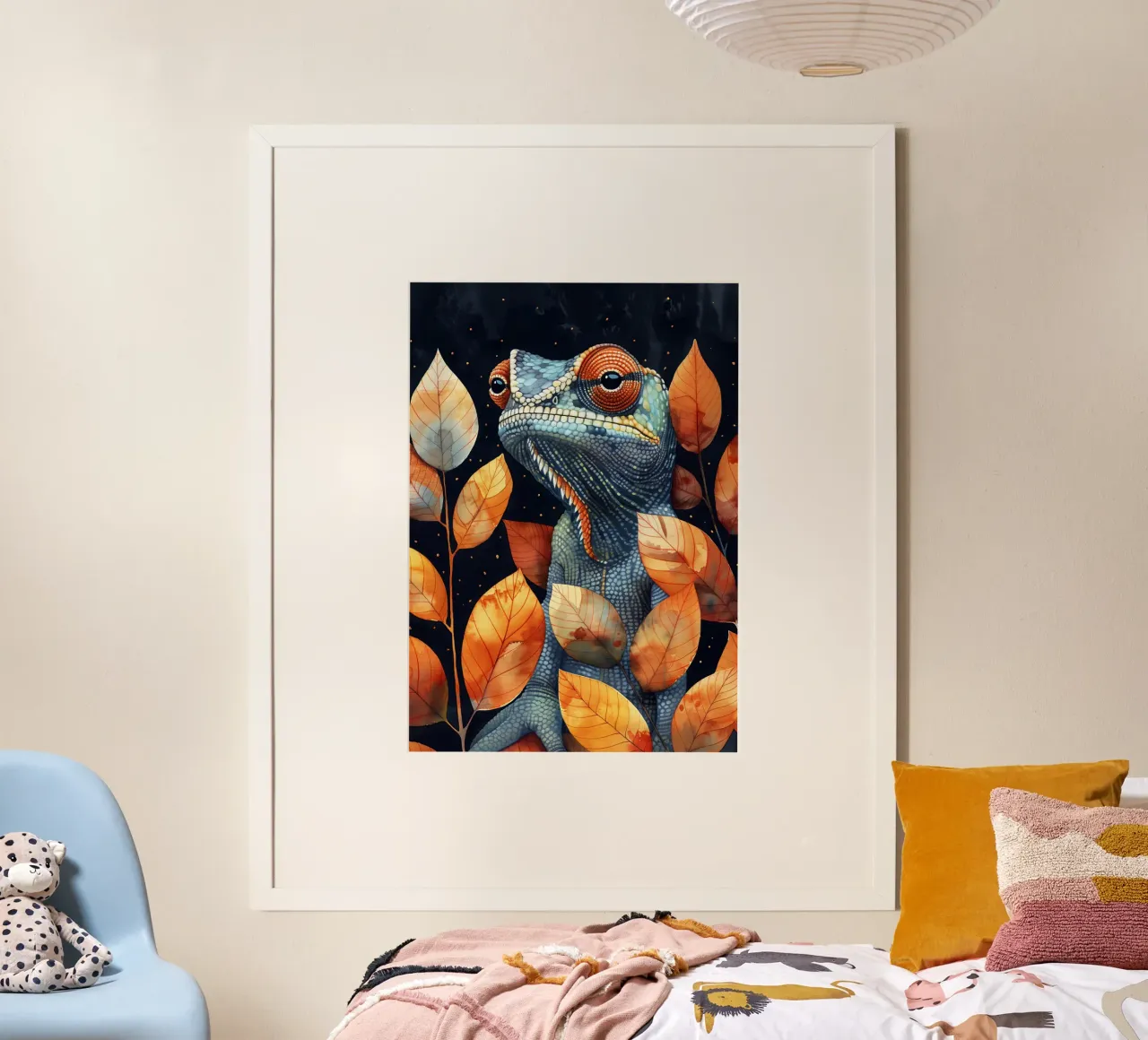 Camaleonte poster da Lionmixart