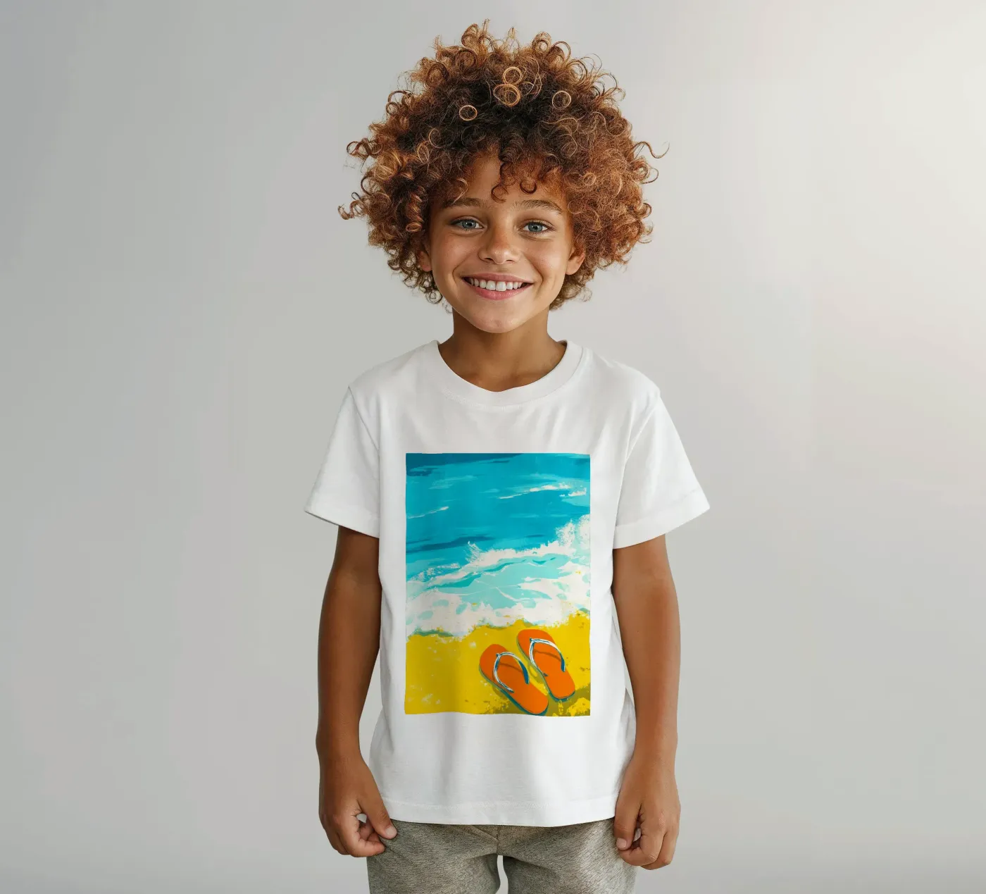 Summer time t-shirt bambini da Justyna Jaszke JBJart
