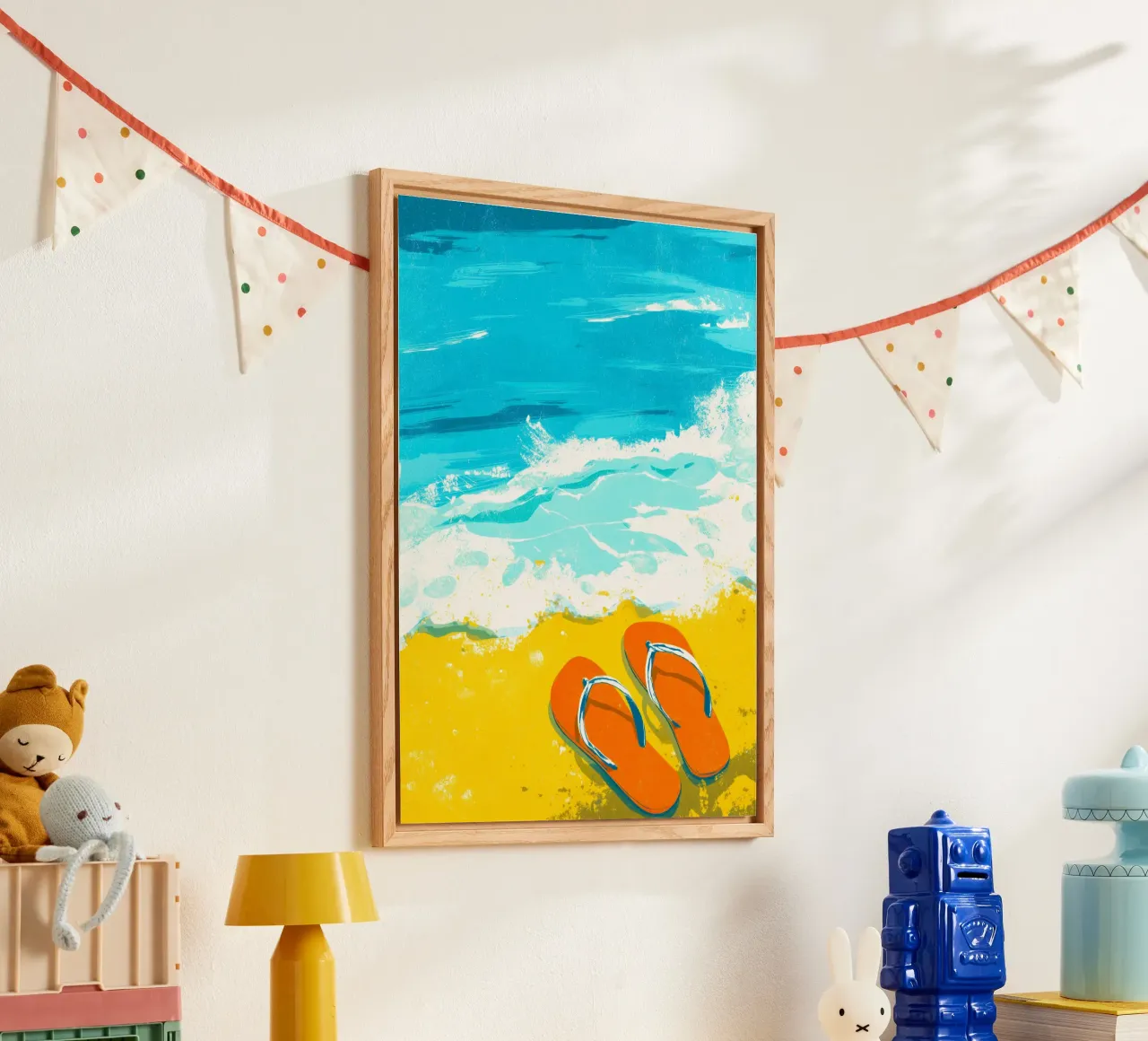 Summer time acryl van Justyna Jaszke JBJart