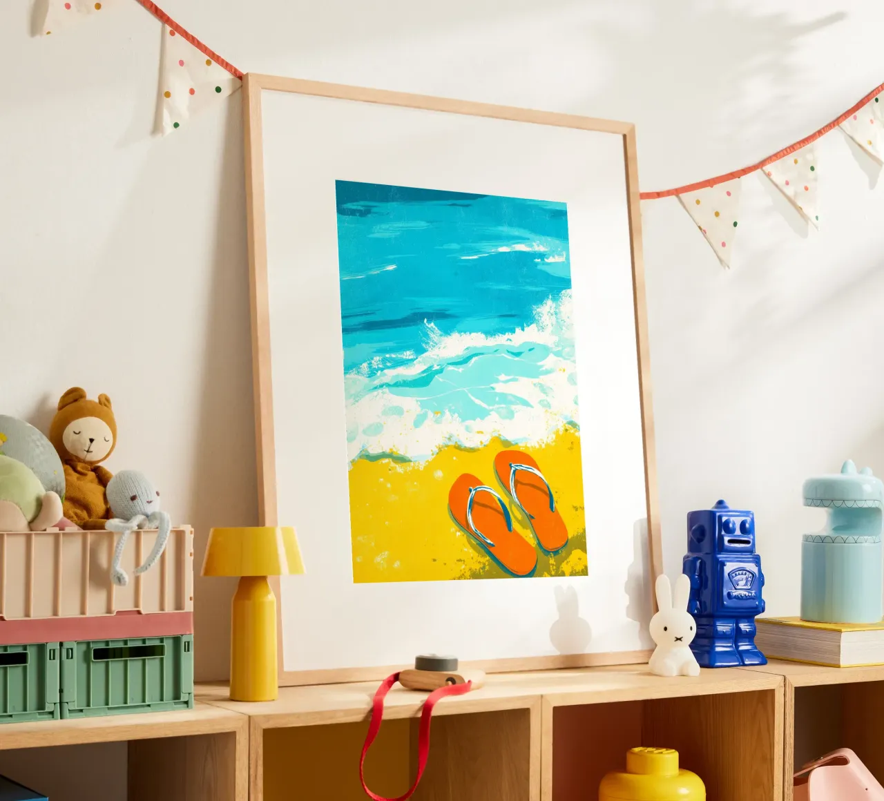 Summer time poster by Justyna Jaszke JBJart