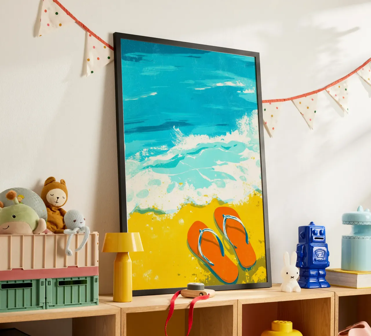 Summer time poster by Justyna Jaszke JBJart