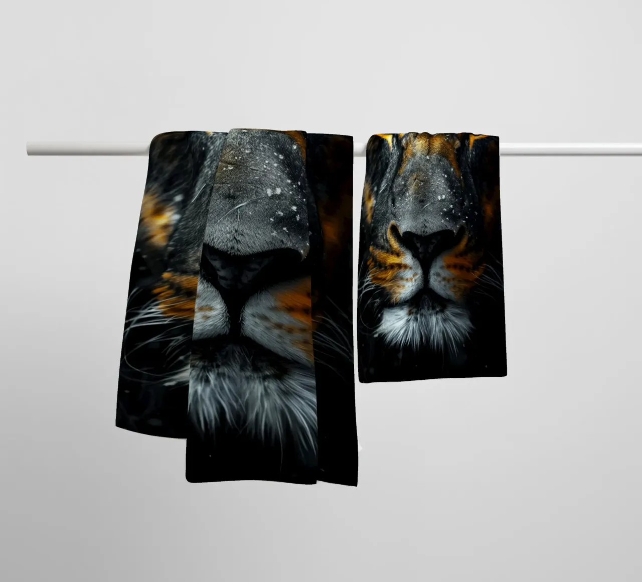 Leone asciugamano da bagno da Lionmixart