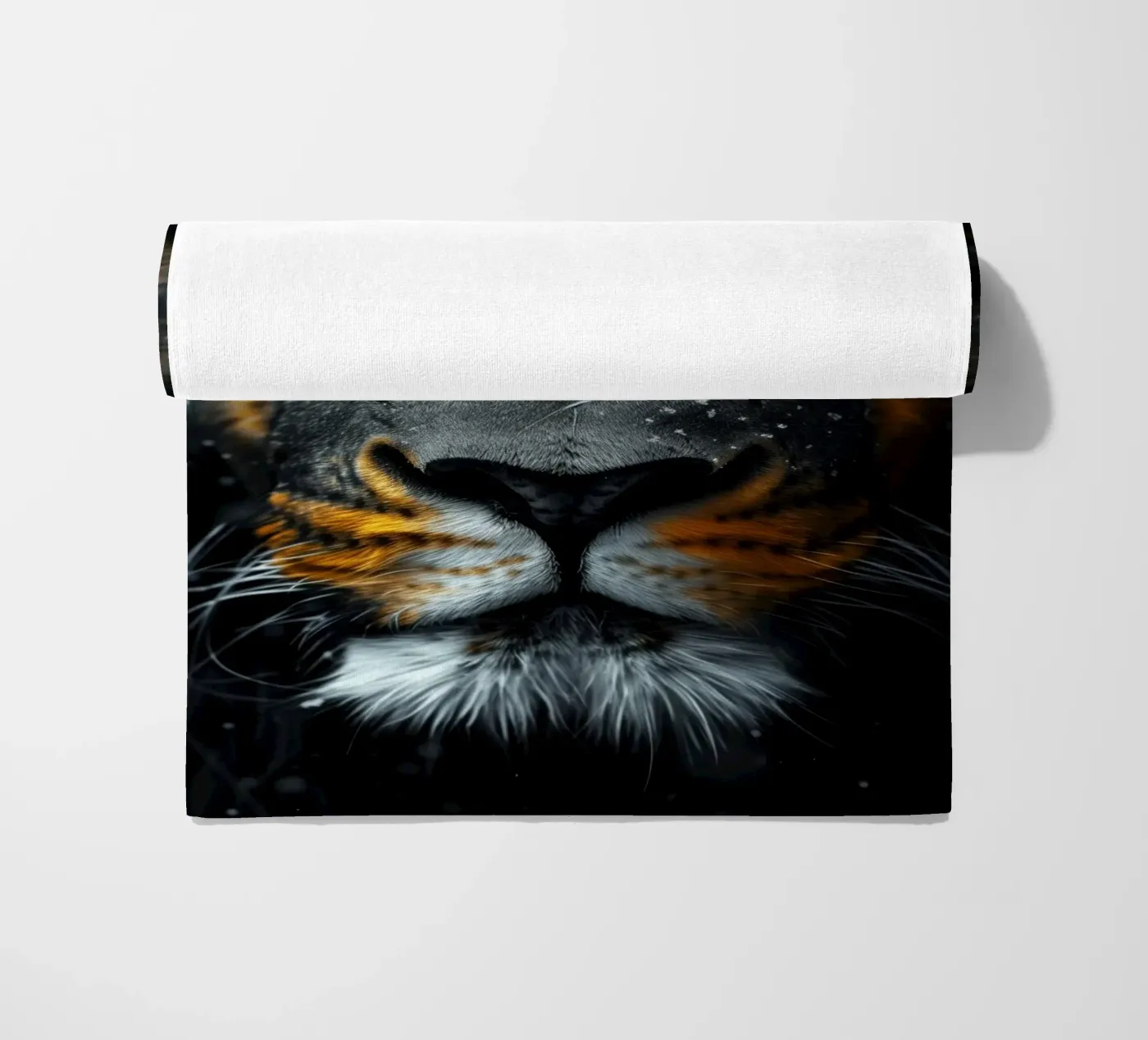 Lion beach towel by Lionmixart