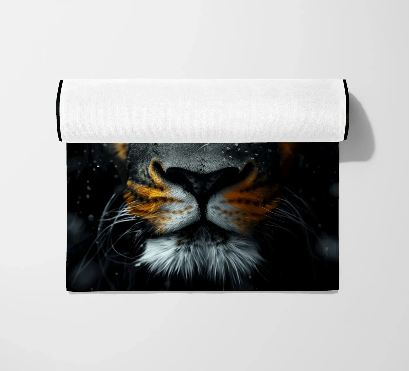 Lion beach towel by Lionmixart